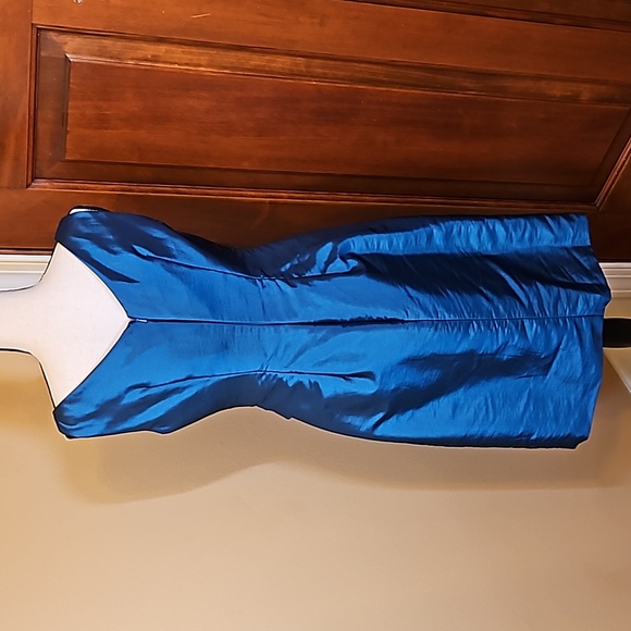 JADE BY JASMINE DRESS 2PC P4 MOTHER OF BRIDE SOCIAL OCCASION BLUE GREEN NWOT - Picture 12 of 13